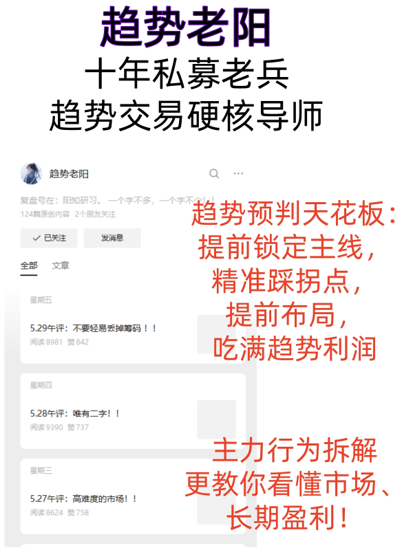 上新 趋势老阳-牛牛课程